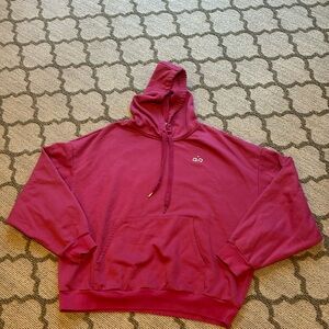 Alo Yoga Accolade Hoodie, Raspberry Sorbet Color, XL, exc. condition